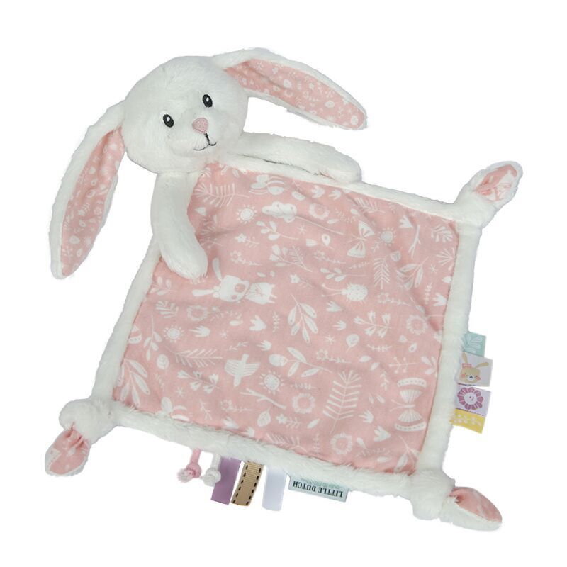  adventure baby comforter rabbit pink 